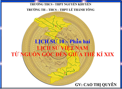 Bài 13: Việt Nam thời nguyên thủy.