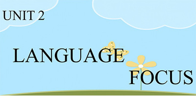 Unit 2: Cultural Diversity: Language focus, Supplement
