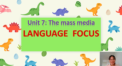 Unit 7: The mass media: Language focus , Supplement